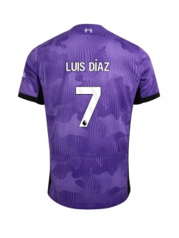 Liverpool Luis Diaz #7 Ausweichtrikot 2023-24 Kurzarm